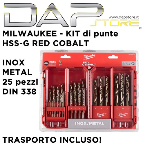 Milwaukee set punte forgiate - set,