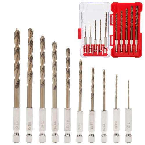 Set punte trapano cobalto - set,