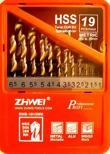Punte trapano con - cobalto, set
